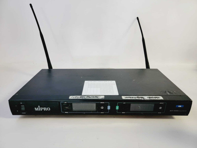 MiPro 1-Rack Dual Channel Wireless Receiver ACT-707DE (
