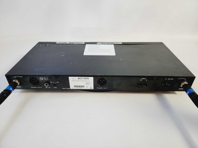 MiPro 1-Rack Dual Channel Wireless Receiver ACT-707DE (