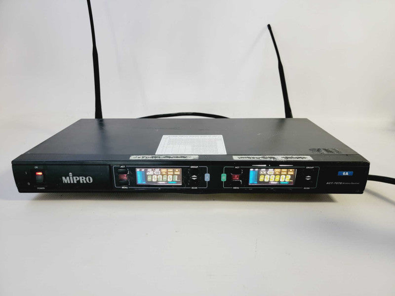 MiPro 1-Rack Dual Channel Wireless Receiver ACT-707DE (