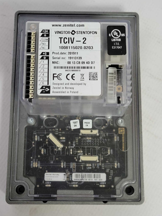VINGTOR STENTOFON TCIV-2 Vandal Resistant VoIP Video Intercom, Read _