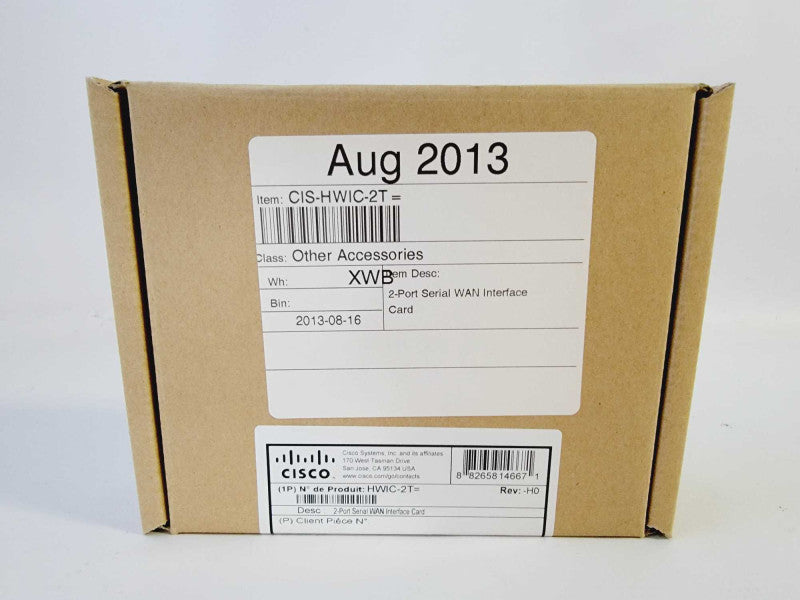 Cisco HWIC-2T Dual Port High Speed Serial WAN Interface Card; Factory sealed (