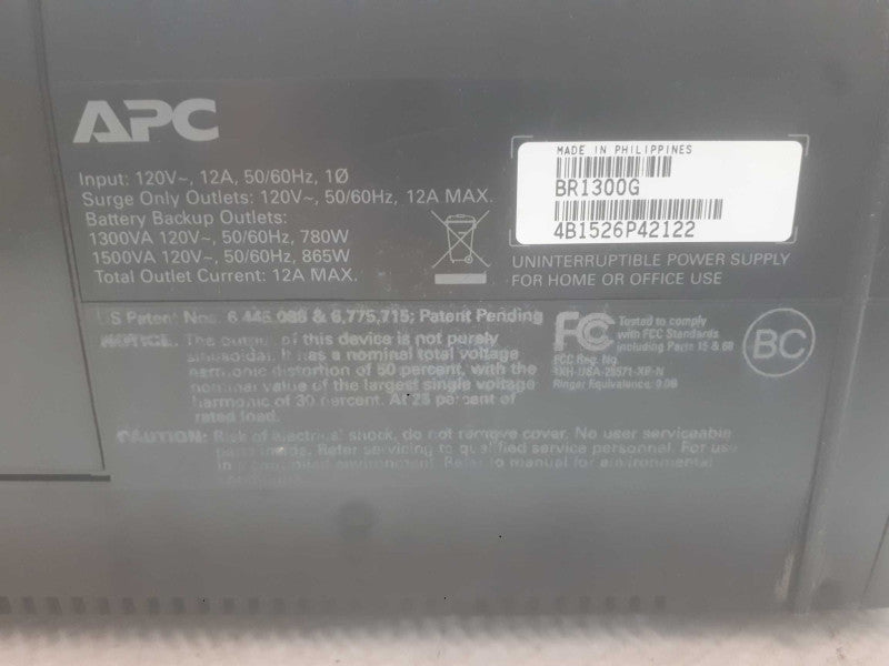 APC Back- UPS Pro-1300 Battery Model# BR1300G