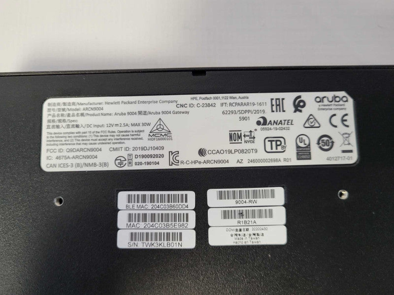 HP Aruba 9004 Gateway  -