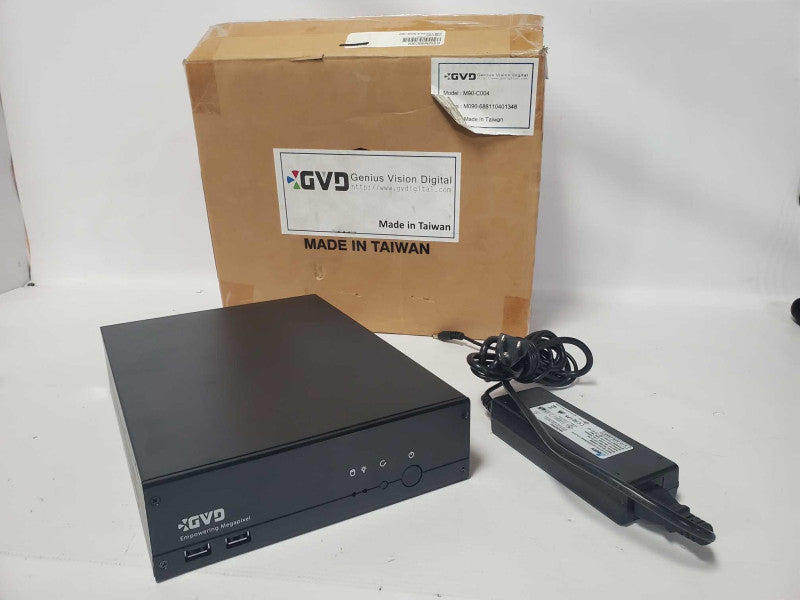 Genius Vision Digital M90-C004 NVR Atom D525 2GB DDR3 4GB HDD Q|