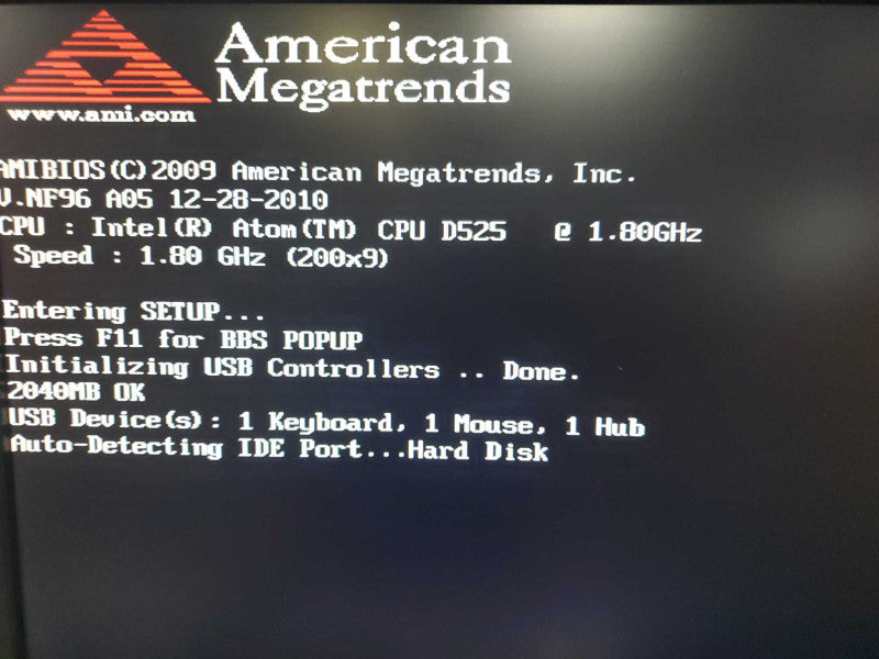 Genius Vision Digital M90-C004 NVR Atom D525 2GB DDR3 4GB HDD Q|