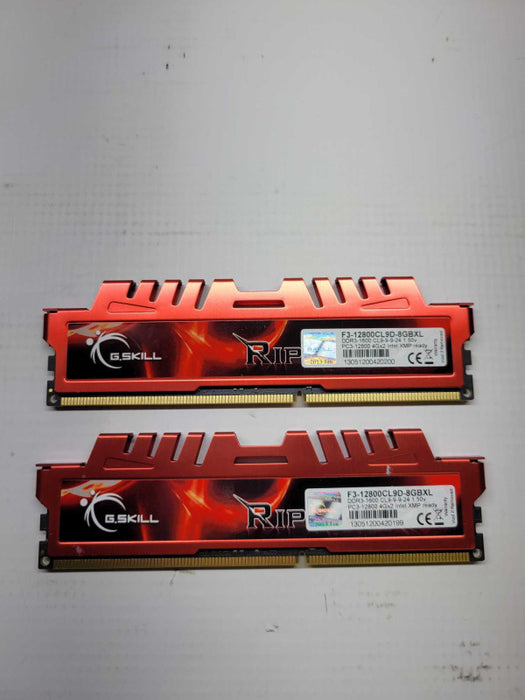 G.SKILL RIPJAWS 2X4GB DDR3-1600 CL9-9-9-24
