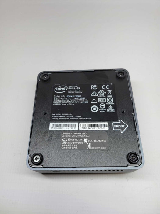 INTEL NUC (NUC7i3BNK) I3-7100 @2.40GHz - 16GB DDR4 - 512GB NVMe - BIOS PW