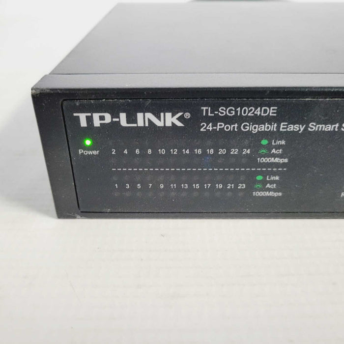 TP-Link TL-SG1024DE 24-Port 1000Mbps Gigabit Ethernet Easy Smart Switch =