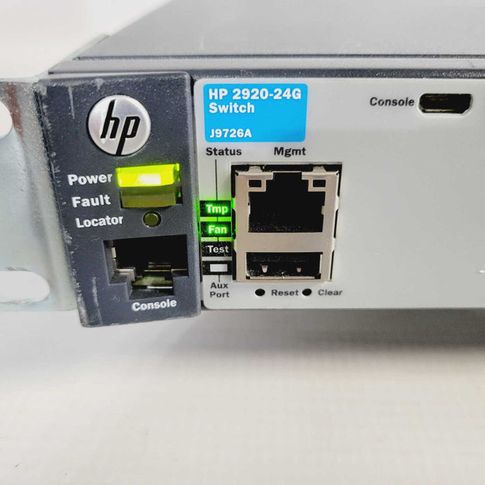 Network Switch HP 2920-24G / J9726A 24-Port with 4 SFP Ports =