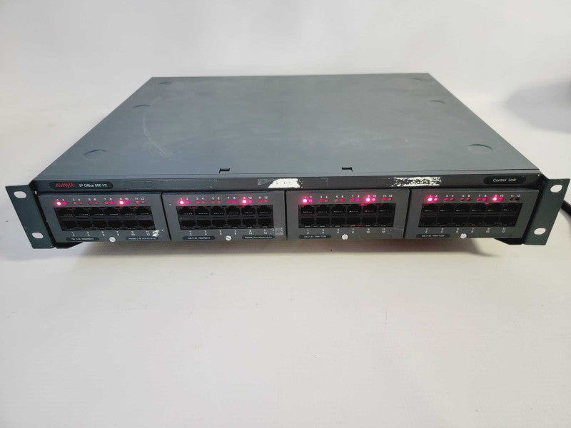 AVAYA IP OFFICE 500 V2 Phone Control Unit w/ 4x Expansion Cards (