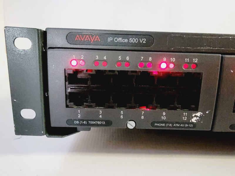 AVAYA IP OFFICE 500 V2 Phone Control Unit w/ 4x Expansion Cards (