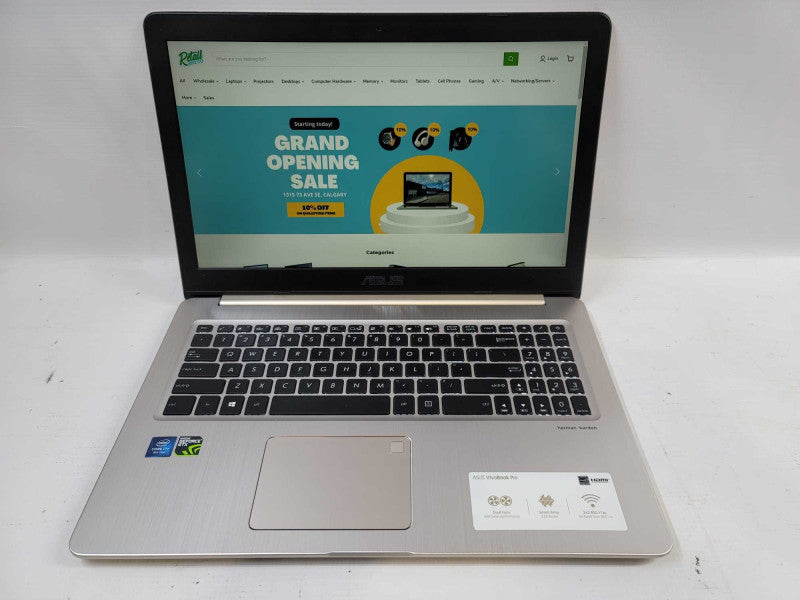 Asus VivoBook Pro i7-8750H, 16GB DDR4, GeForce GTX 1050 4GB, 512GB SSD Î²