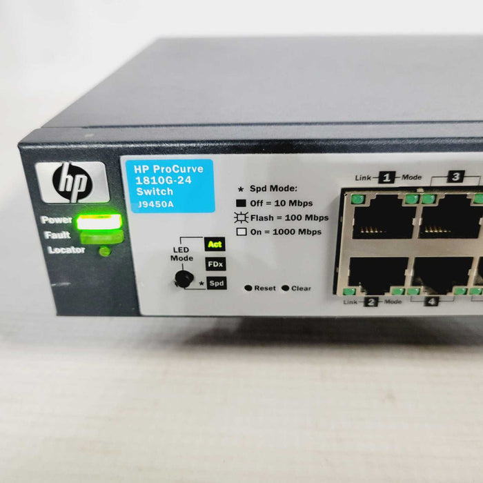 HP ProCurve 1810G-24 J9450A 24-Port Managed Gigabit Switch =