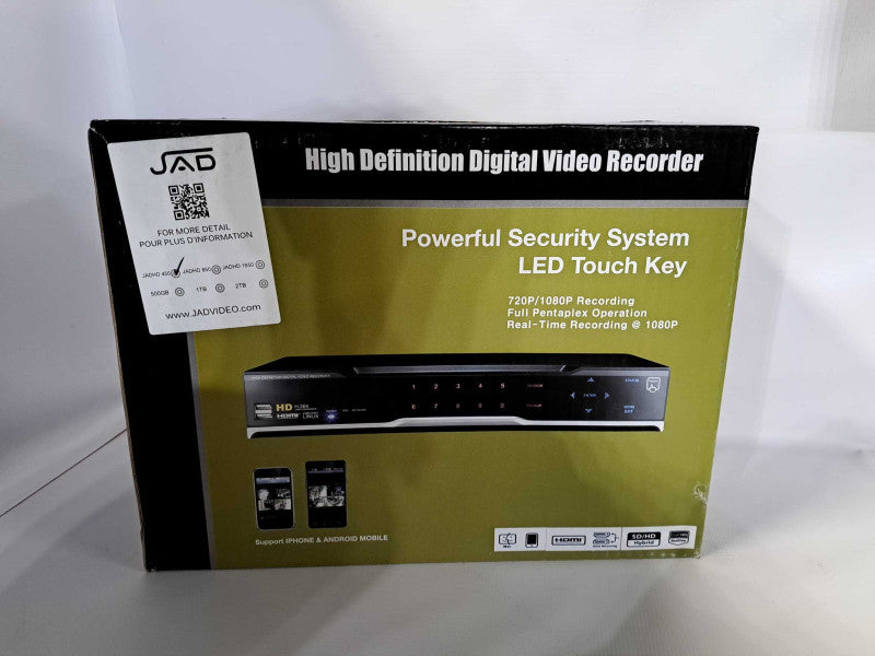JAD-HD450 High Definition Digital Video Recorder  Q)