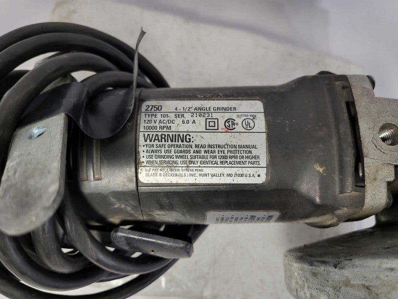 Black&Decker Industrial Heady Duty 4-1/2\\" Angle Grinder  -