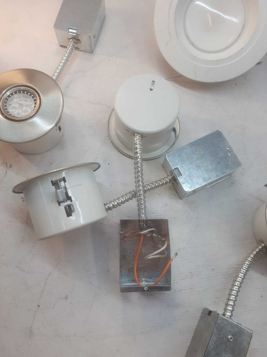 6 Random In Ceiling LED Pocket Lights- 2x model: XEL-A012CA-038-X21-TU01