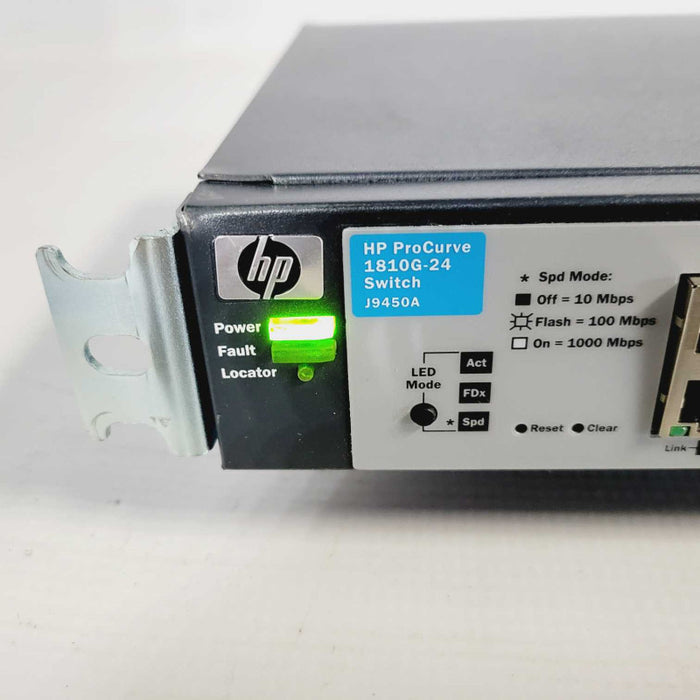 HP ProCurve 1810G-24 - J9450A 24-Port Managed Gigabit Switch =