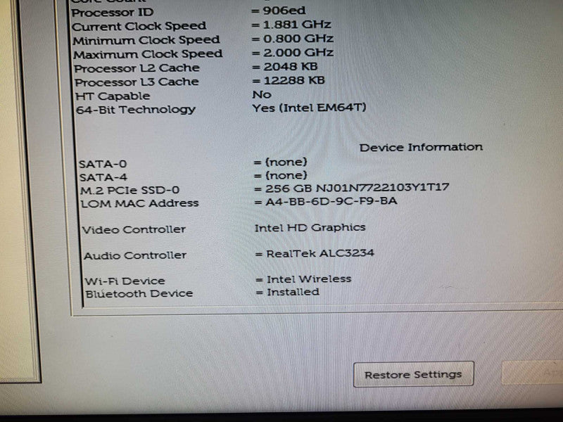 DELL OptiPlex 7070 mini Intel i7-9700T @2.00GHz 16GB RAM & 256GB NVMe  -