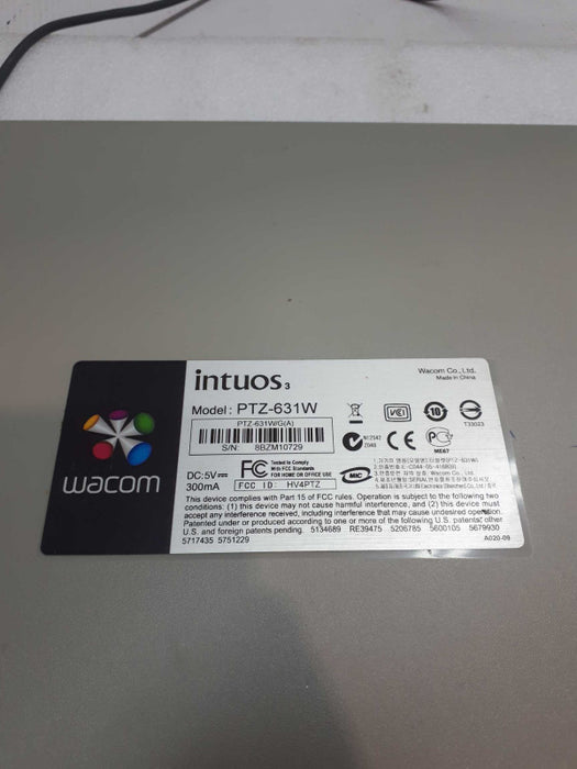 Wacom Intuos3 Graphics Tablet - PTZ-631W &