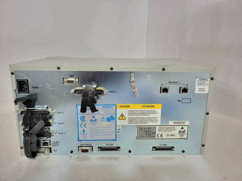 Nortel NTDU15 Media Gateway w/ 2x NTDW61BAE5 1x NT8D14CB 1x NTAK09DA SEE _
