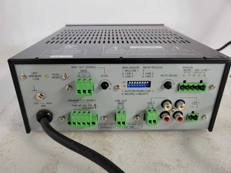 TOA BG-220 Amp/Mixer