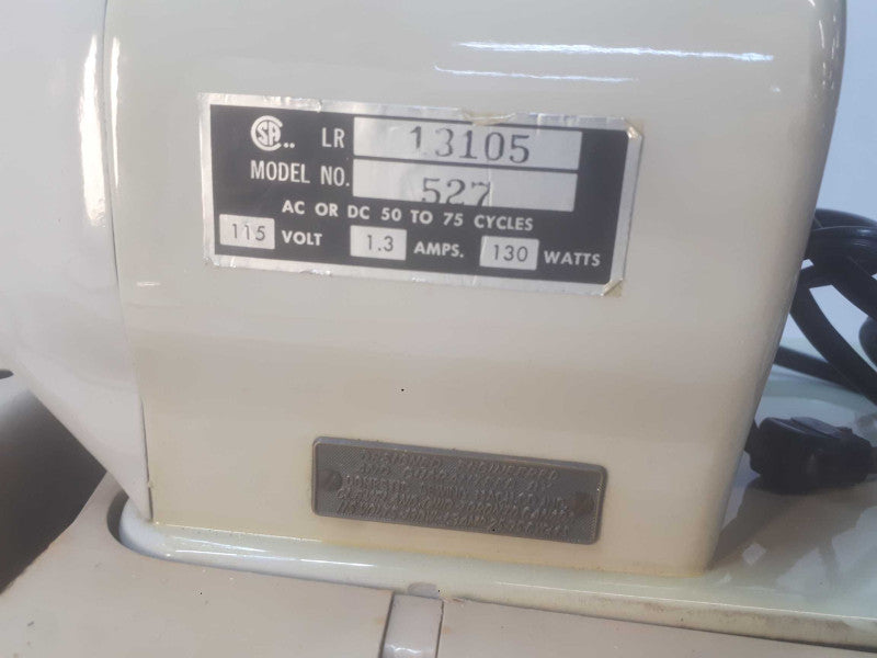 Vintage Domestic Sewing Machine With Travel Case