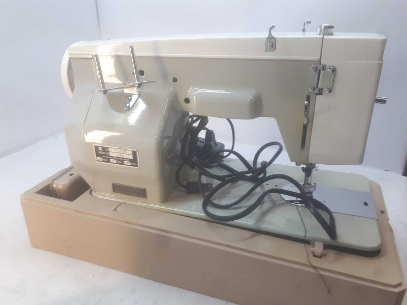 Vintage Domestic Sewing Machine With Travel Case