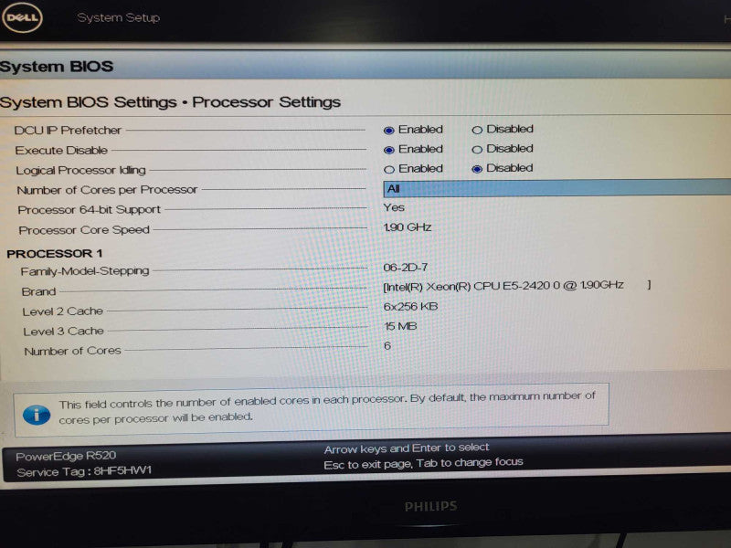 DELL PowerEdge R520 Intel Xeon E5-2420 @1.90GHz 24GB RAM H710 mini RAID  -