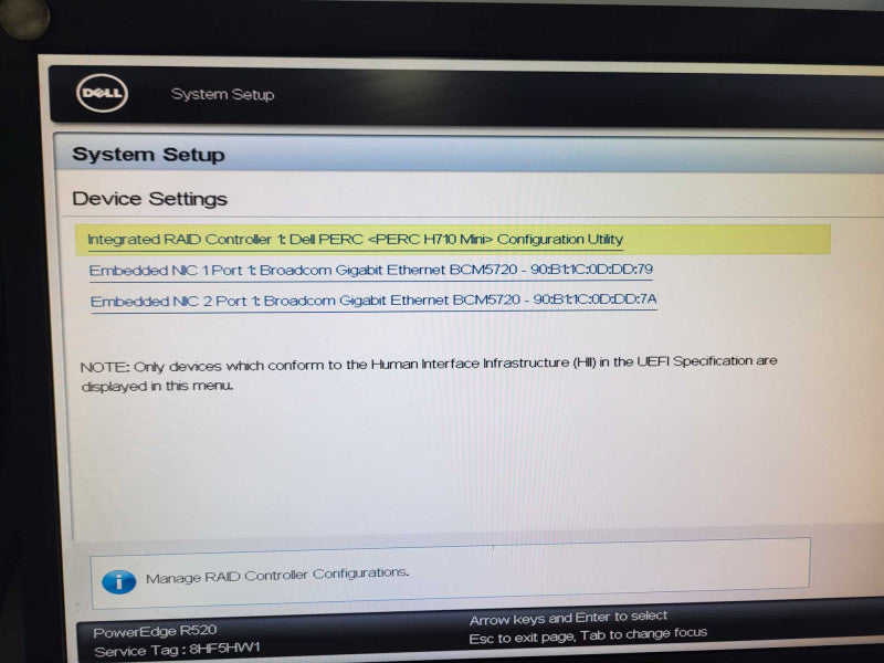 DELL PowerEdge R520 Intel Xeon E5-2420 @1.90GHz 24GB RAM H710 mini RAID  -