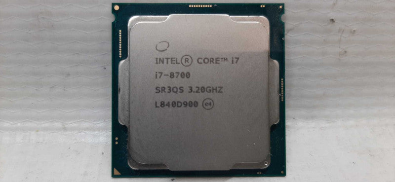 Intel i7-8700 CPU 6C/12T 3.2Ghz Base / 4.6Ghz Boost AS-IS UNTESTED Q@