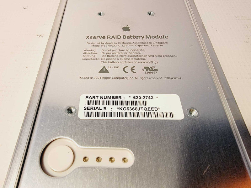 Apple 620-2506 Xserve RAID Battery Module A1037 Q(