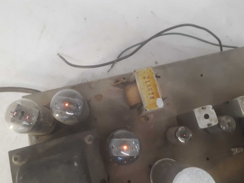 Vintage Sparton Phono Radio Base & Face Plate (In Pieces)For Parts Model 1010