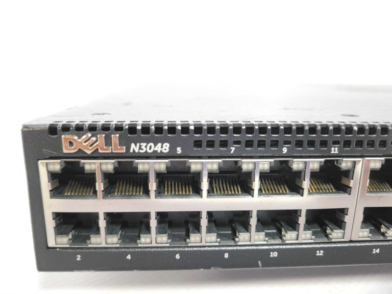 Dell N3048 Network Switch 48x1GB RJ45, 2x10GbE SFP, Stackable, 2x PSU _