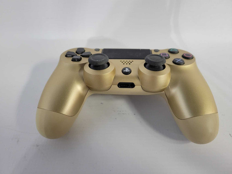 Sony Dualshock 4 Wireless Controller PS4 For parts Gold (AS-IS)