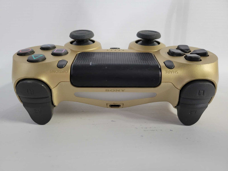 Sony Dualshock 4 Wireless Controller PS4 For parts Gold (AS-IS)