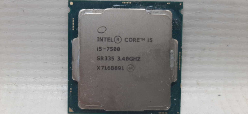 Intel i5-7500 CPU 4C/4T 3.4Ghz Base 3.8Ghz Boost Q@