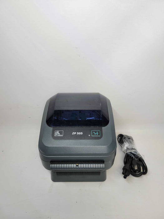 Zebra ZP505 Thermal Label Printer w/ Power Supply Cable