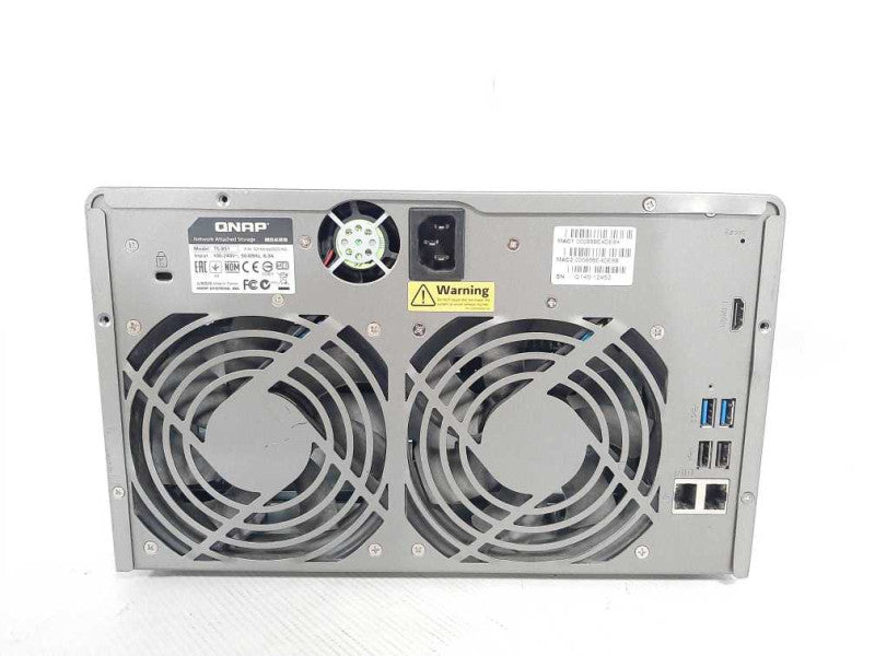 QNAP TS-851 8-Bay Network Attached Storage w/ 4x HDD Trays, Read _