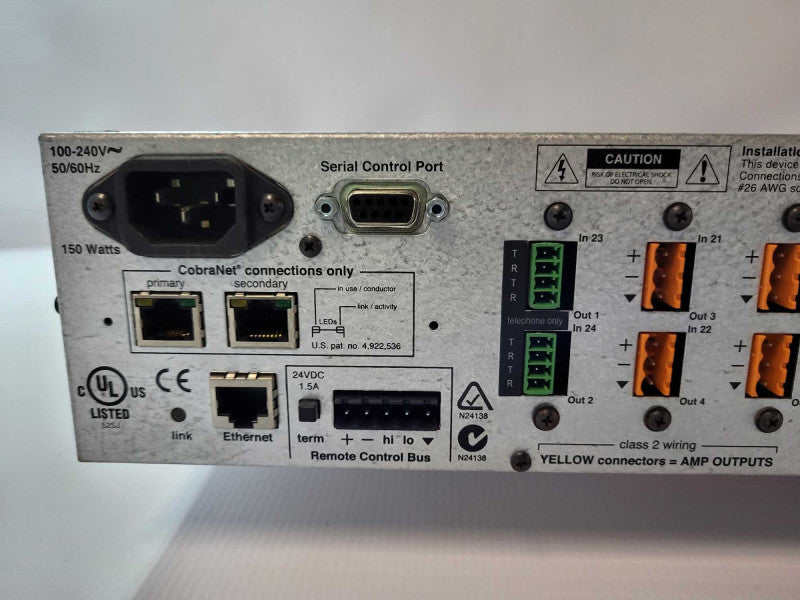 BIAMP Systems Audia Flex Model TI-2 Digital Audio Processor Q-