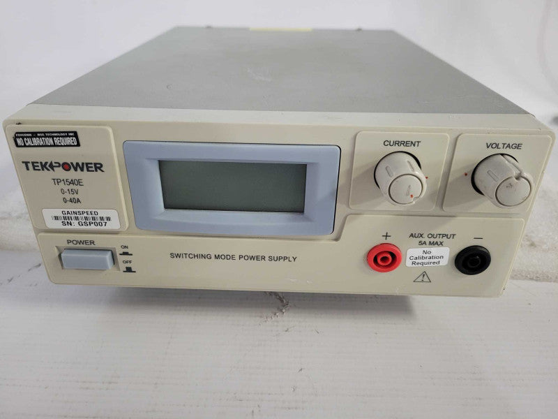 TEKPOWER TP1540E Adjustable Switching Power Supply 15V 40A