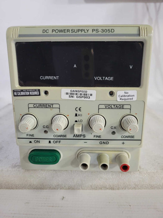 DC POWER SUPPLY PS-305D ADJUSTABLE /0-30V 0-10A/