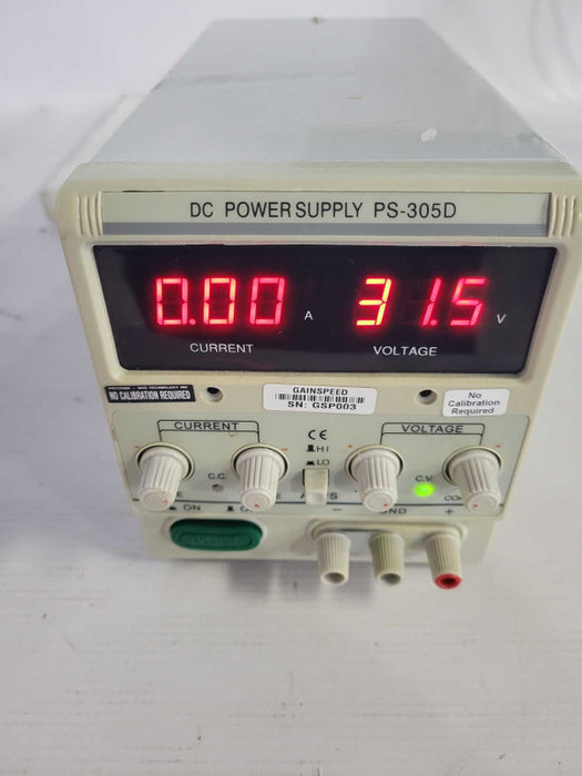 DC POWER SUPPLY PS-305D ADJUSTABLE /0-30V 0-10A/