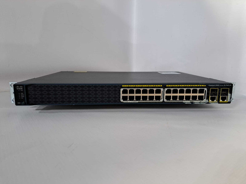 Cisco WS-C2960-24PC-S 24 Port PoE Network Switch )