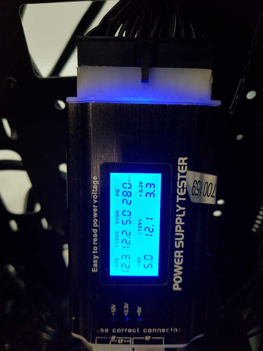 Deepcool RGB Mid Tower case AS-IS, with EVGA 750W PSU