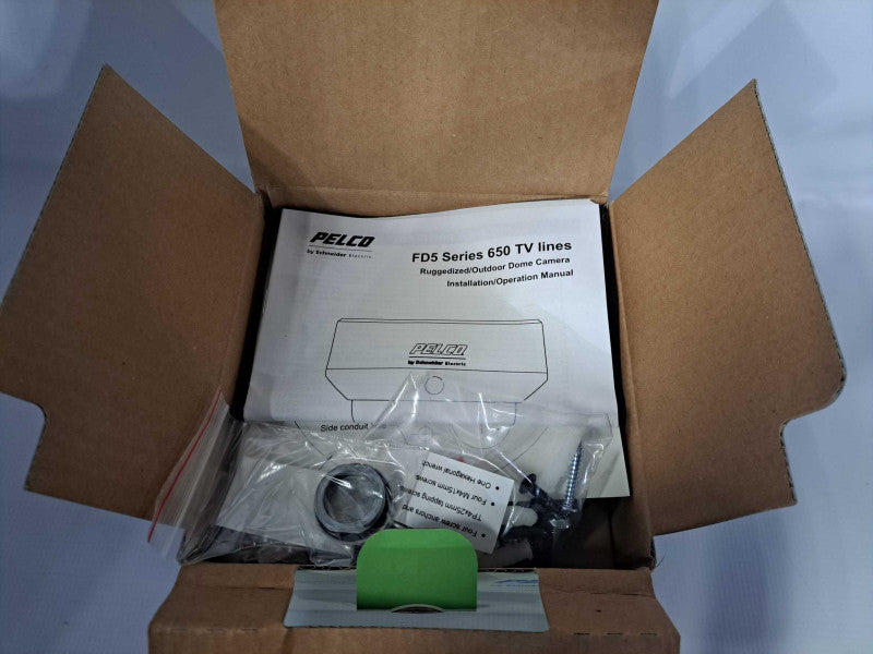 Pelco FD5-DV10-6 High Resolution Vandel Resistant Outdoor Mini Dome Camera Q)