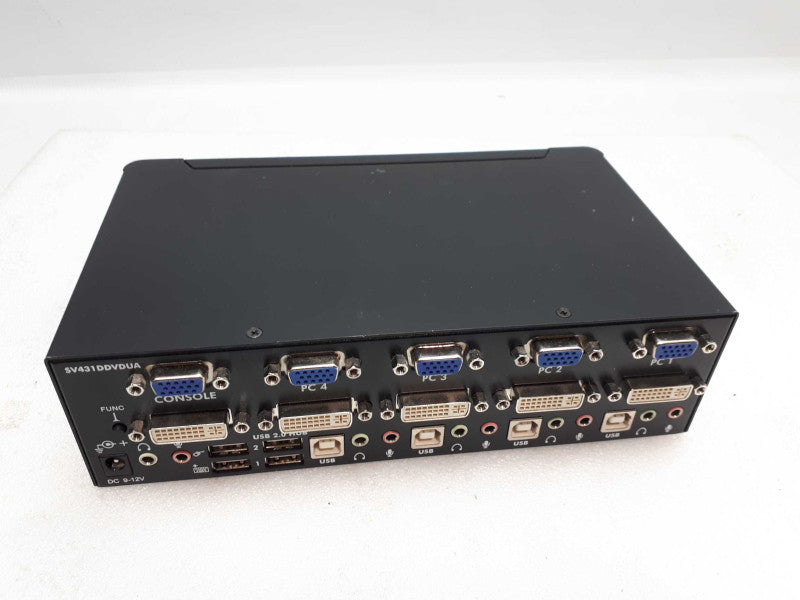 StarTech Starview 4-Port DVI USB KVM Switch with SV431DD2DUA *UNTESTED* &