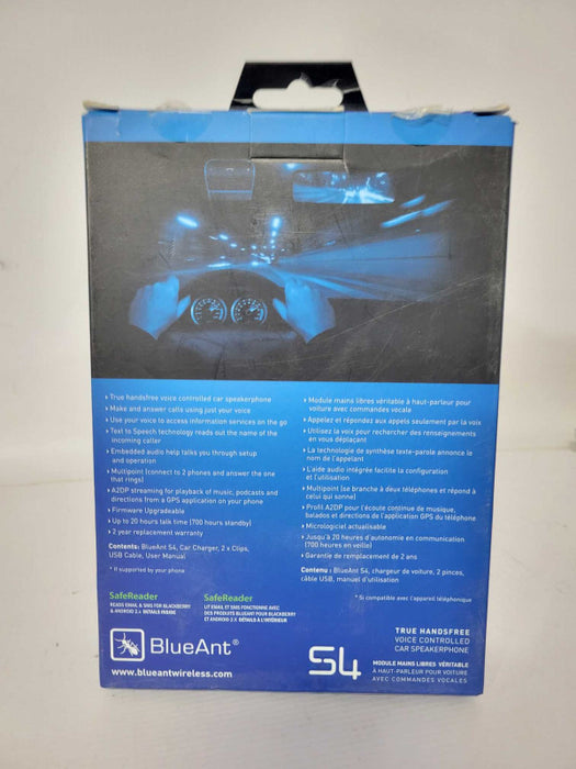 BlueAnt S4 Handsfree Voice Controlled Car Speakerphone _