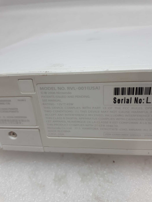 Nintendo Wii Console Bundle RVL-001 console only &