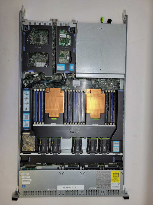 Cisco UCS C220 M3 with 1x Xeon E5-2609 0 @ 2.40GHz 32GB RAM - SAS 9266 8i 1GB
