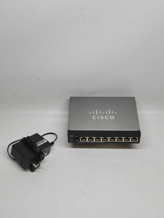 Cisco SG250-08 - Gigabit Smart Switch 8-Port with Power Adapter